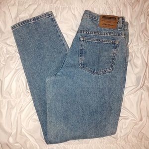 Eddie Bauer Vintage Light Wash Mom Jeans
